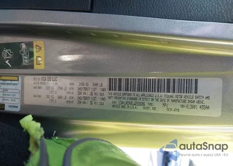 2020 Jeep Wrangler Unlimited Sport S 4X4 z USA, uszkodzony, nr VIN 1C4HJXDN9LW233696